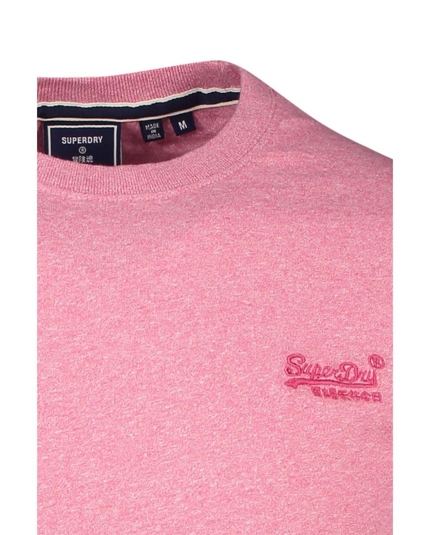 Superdry t-shirt roze met logo