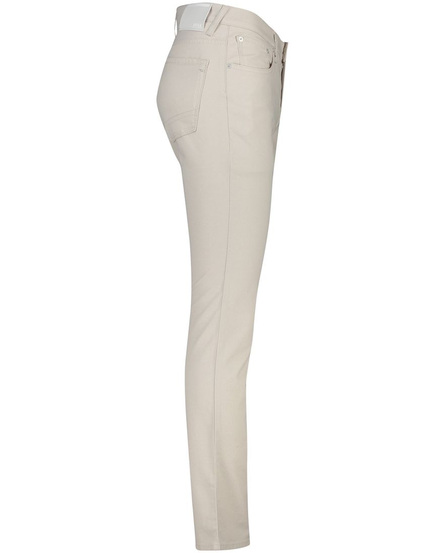 Brax broek Chuck normale fit beige effen katoen