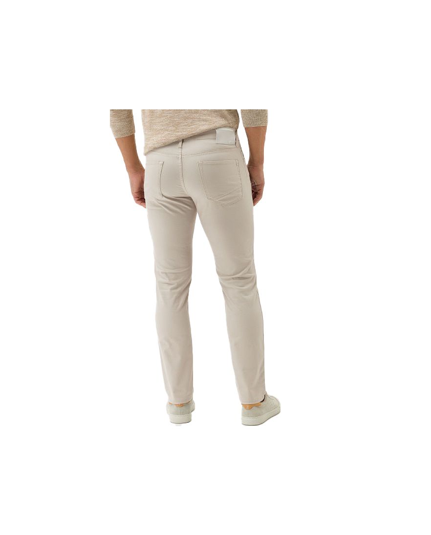 Brax broek Chuck normale fit beige effen katoen