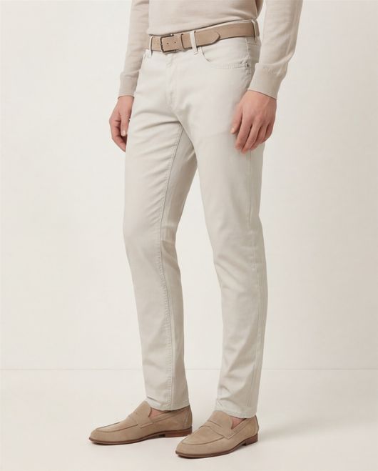 jeans Brax wit effen denim