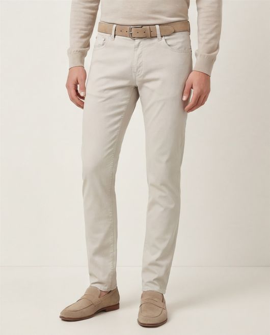 jeans Brax wit effen denim