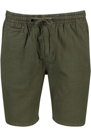 Superdry Bermuda superdry donkergroen tapered linnen
