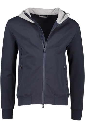 People of Shibuya People of Shibuya zomerjas kort donkerblauw effen