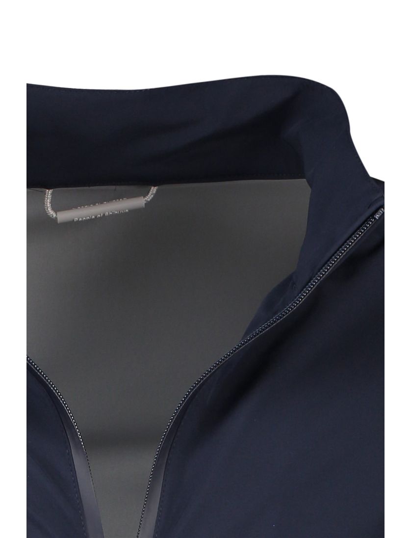 People of Shibuya zomerjas marineblauw normale fit effen rits