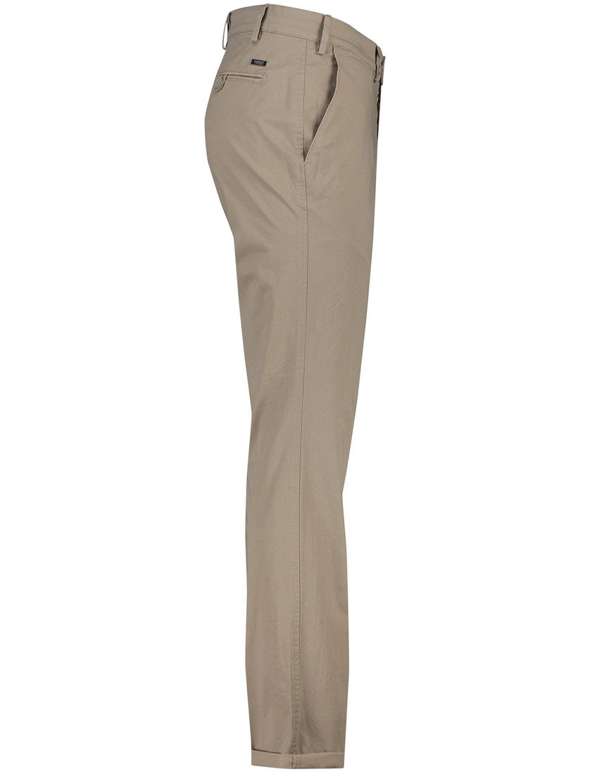 Eurex katoenen broek bruin effen katoen Joe