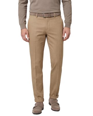 Eurex Eurex Joe broek bruin effen katoen