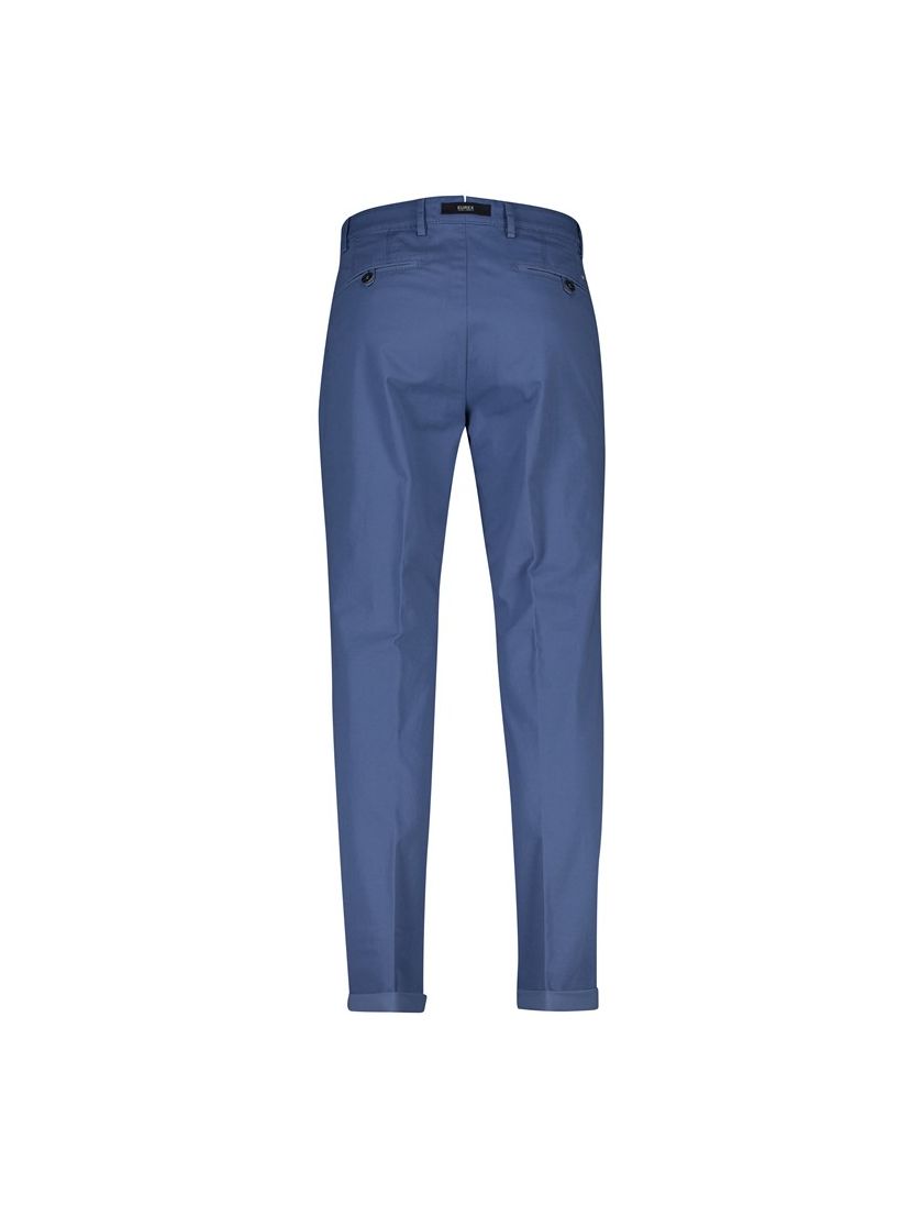Eurex pantalon blauw Joe met omslag