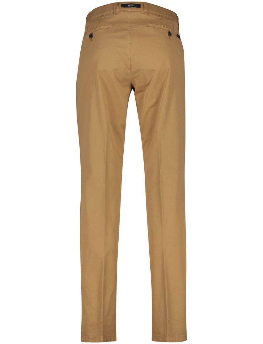Eurex chino bruin effen katoen Jim