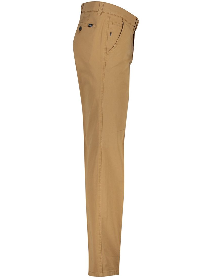 Eurex chino bruin effen katoen Jim