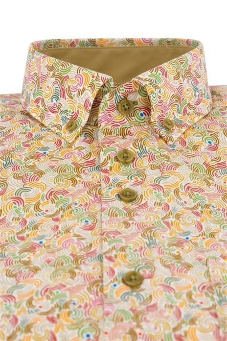 Portofino overhemd korte mouw regular fit
