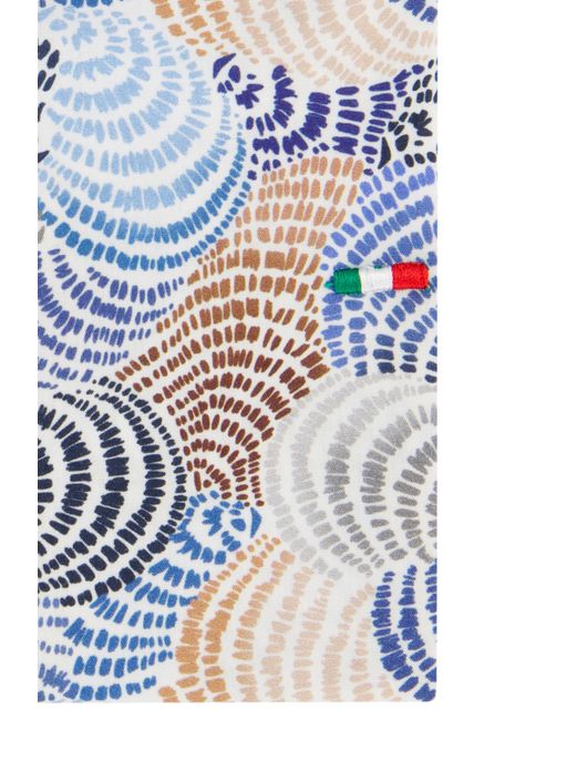 Portofino overhemd multicolor geprint extra lang