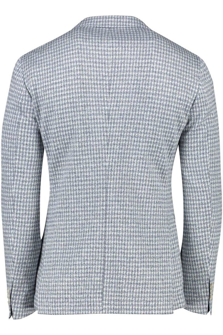 Hugo Boss tussenjas lichtblauw normale fit ruit