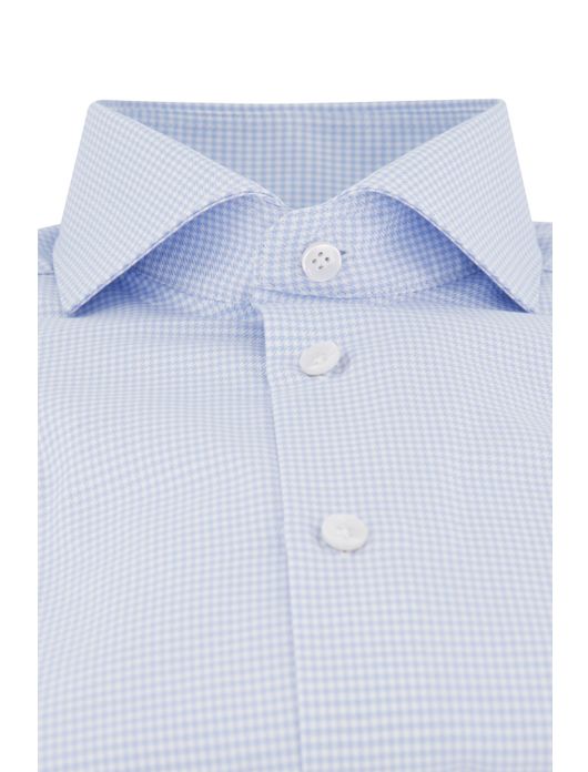 John Miller overhemd blauw katoen