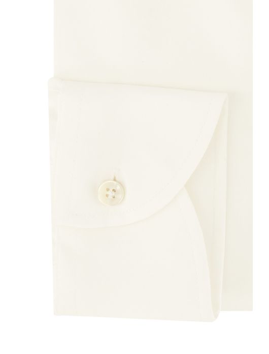 John Miller business overhemd Tailored Fit New normale fit wit effen