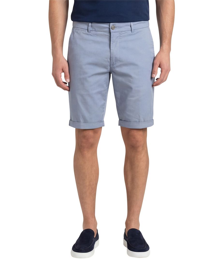 Replay korte broek lichtblauw katoen bermuda