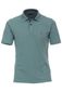 Casa Moda polo normale fit groen effen katoen 2-knoops