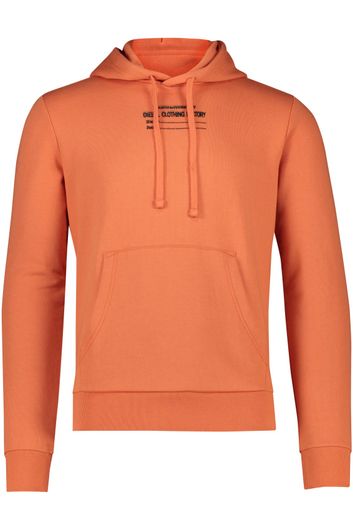 Diesel hoodie oranje met capuchon