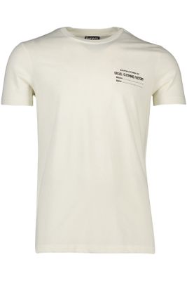 Diesel T-shirt Diesel wit ronde hals opdruk