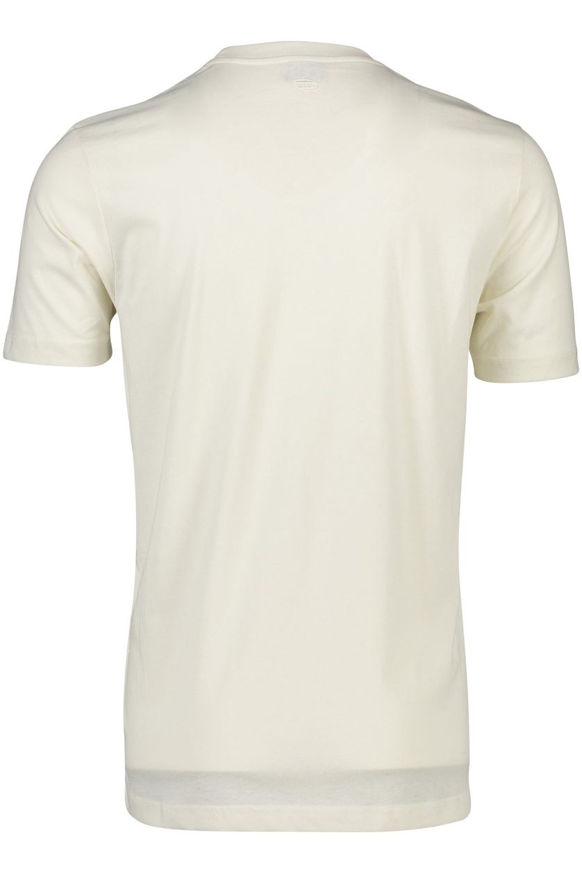 T-shirt Diesel opdruk ronde hals wit