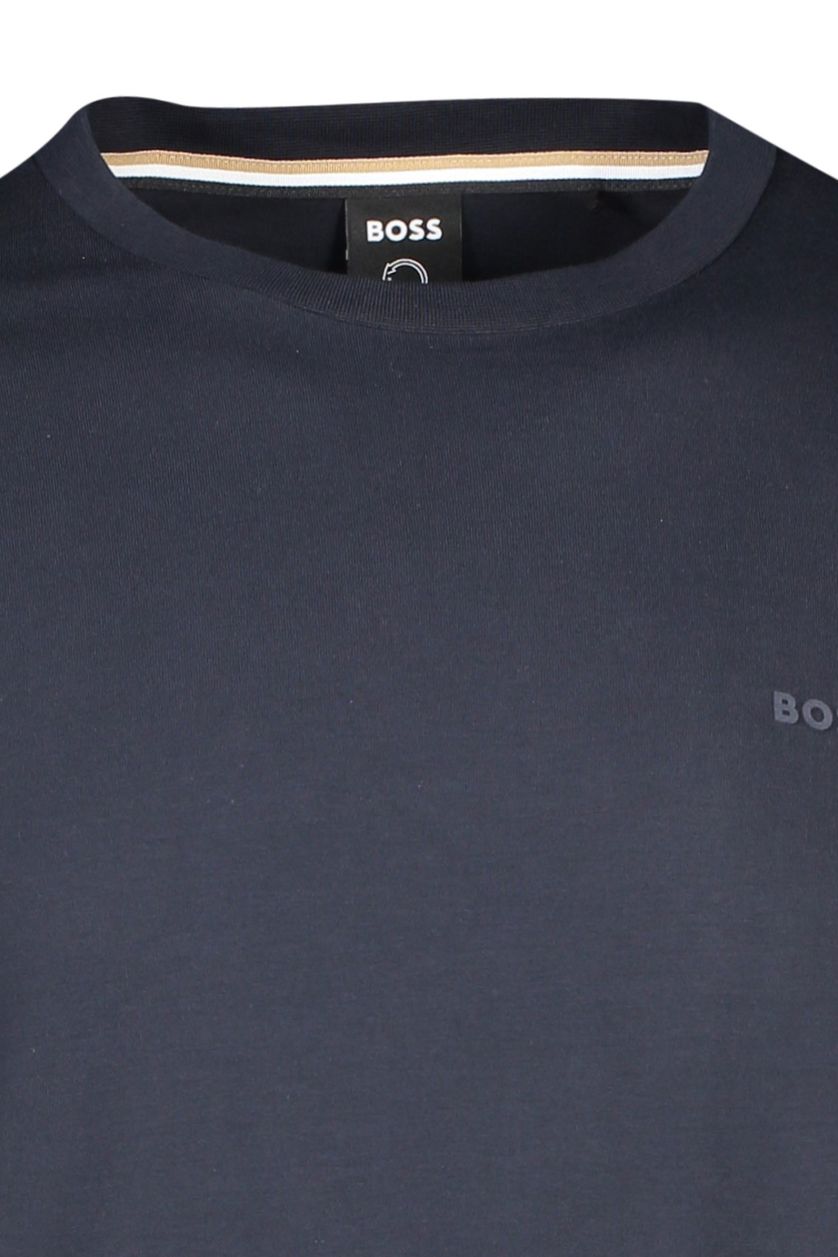 T-shirt Hugo Boss donkerblauw ronde hals Thompson
