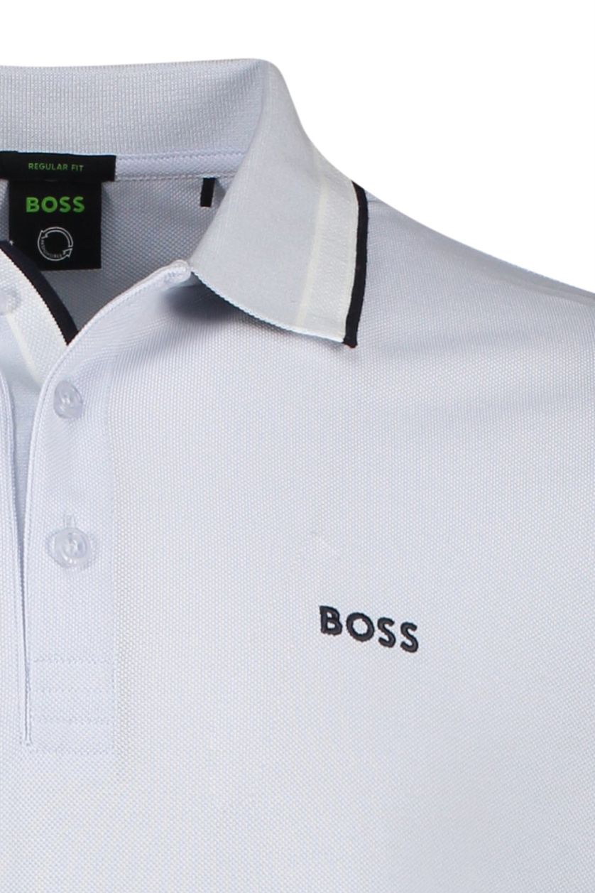 Hugo Boss polo paars Paddy Curved