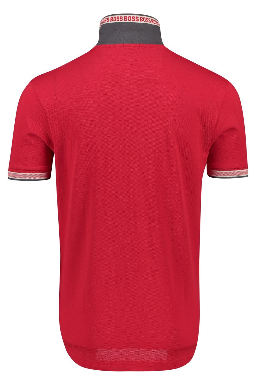 Poloshirt Hugo Boss rood Paddy Curved