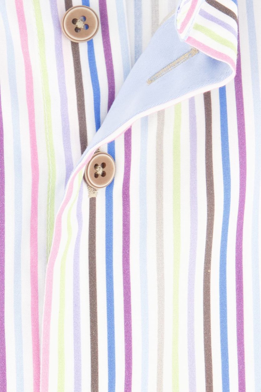 Portofino overhemd 100% katoen Regular Fit strepen
