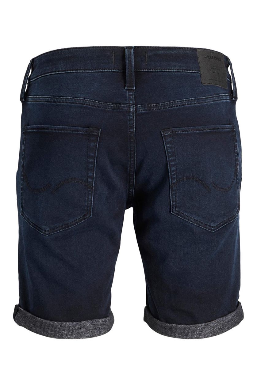Jack & Jones korte broek donkerblauw effen katoen Plus Size