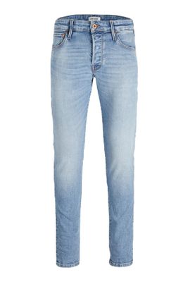 Jack & Jones Jack & Jones jeans lichtblauw effen katoen Plus Size