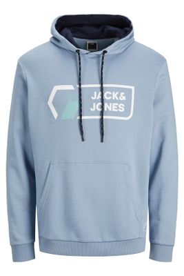 Jack & Jones Jack & Jones Plus Size trui met capuchon lichtblauw