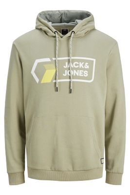 Jack & Jones Jack & Jones Plus Size trui met capuchon lichtgroen