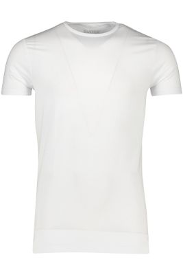 Slater Slater polo normale fit wit effen katoen Slater t-shirt normale fit wit effen katoen