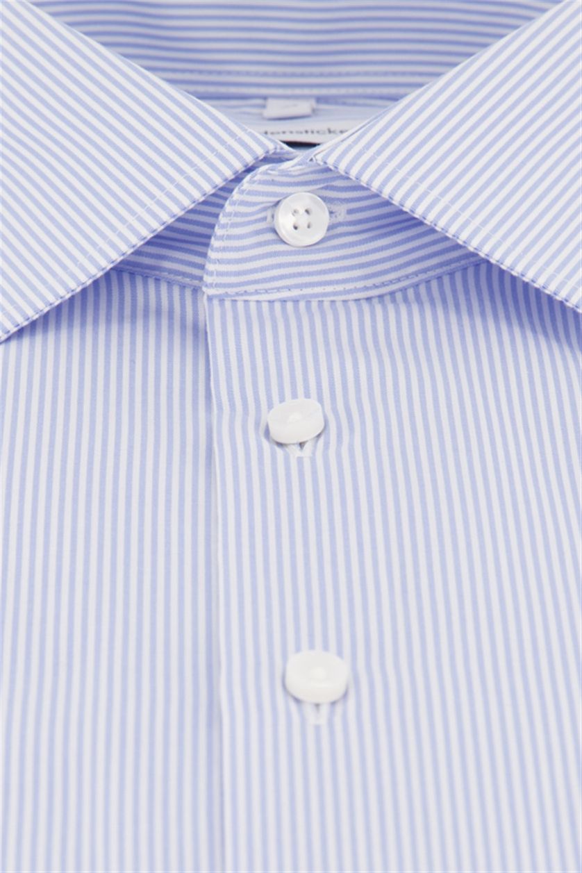 Seidensticker overhemd Regular Fit streepjes lichtblauw