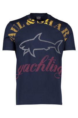 Paul & Shark T-Shirt Paul & Shark navy met printje