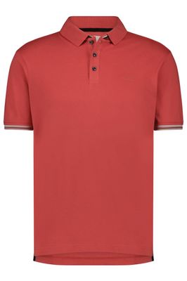 State of Art State of Art rood poloshirt rood bruine details