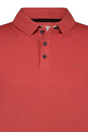 State of Art rood poloshirt rood bruine details