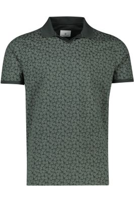 State of Art State of Art polo groen motief Regular Fit