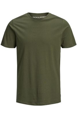 Jack & Jones Jack & Jones t-shirt groen Plus Size effen
