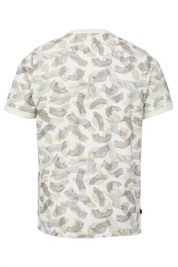 Cast Iron beige geprint t-shirt