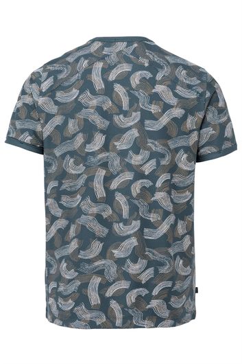 T-shirt Cast Iron grijs geprint