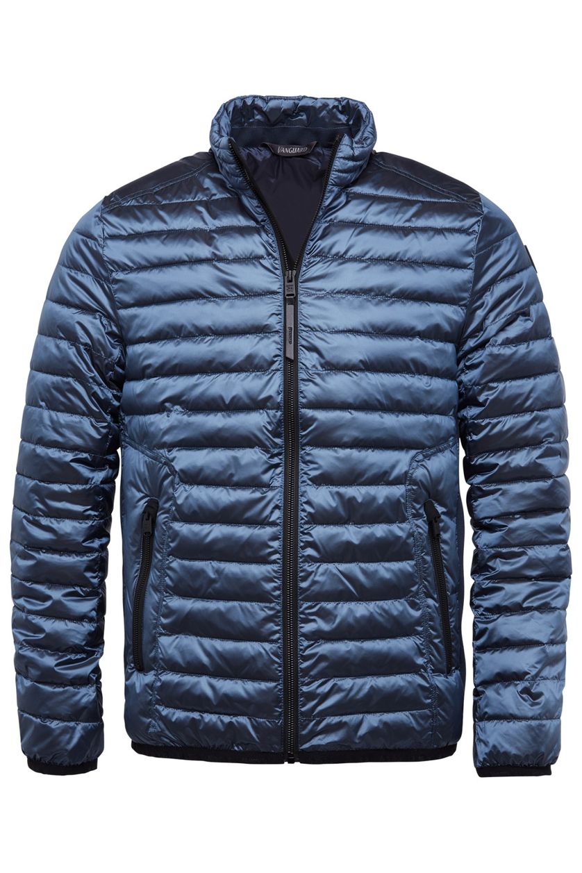 Vanguard jas donkerblauw gewatteerd kort model