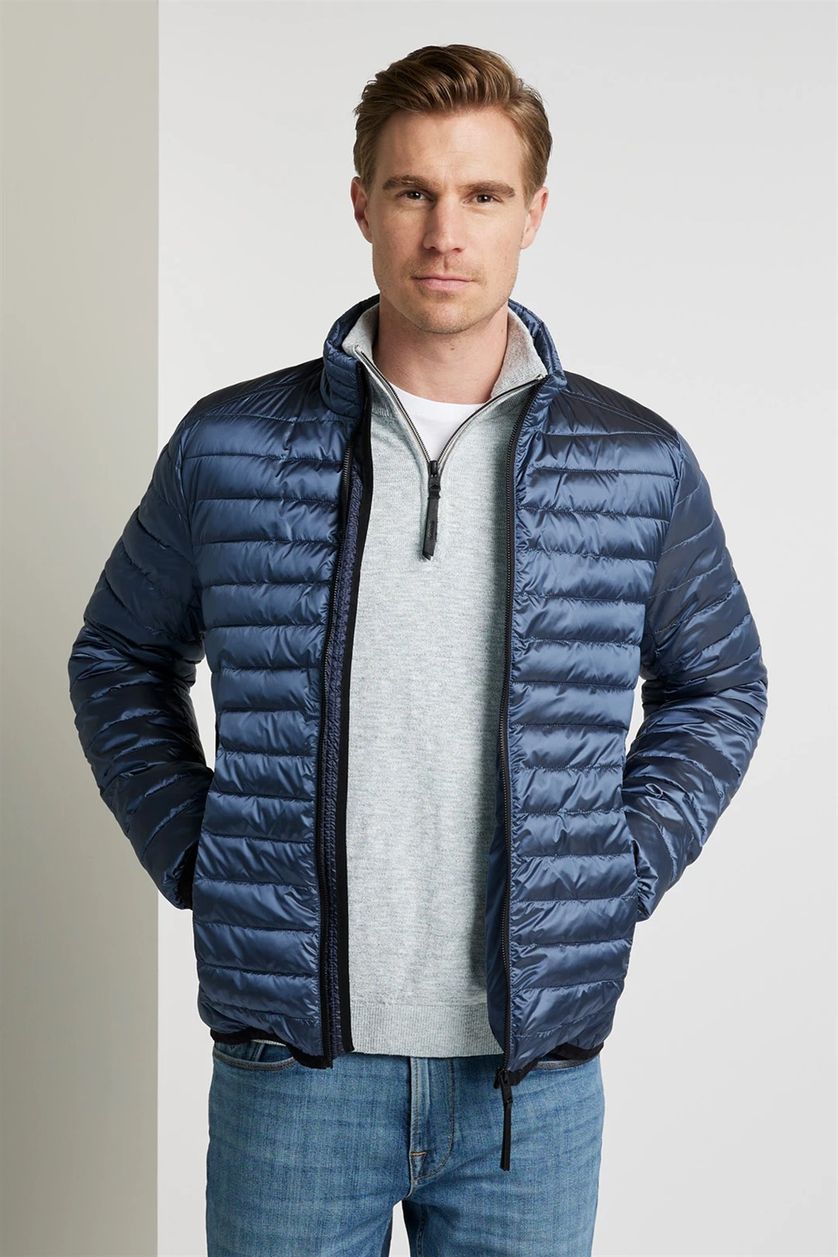 Vanguard jas donkerblauw gewatteerd kort model