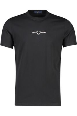 Fred Perry Fred Perry t-shirt logo zwart