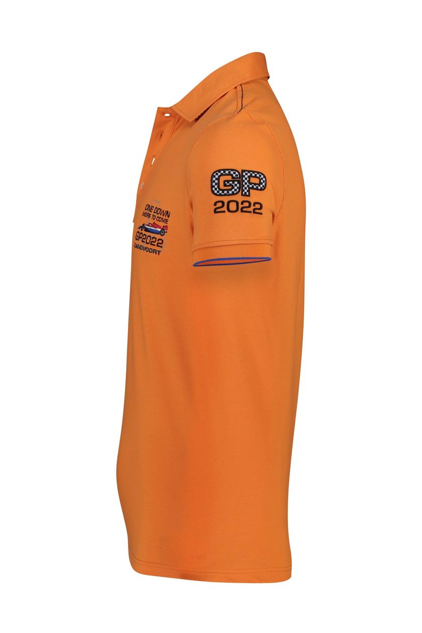 Oranje GP race polo Portofino Formule 1