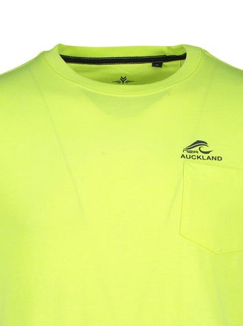 New Zealand t-shirt  normale fit geel effen 