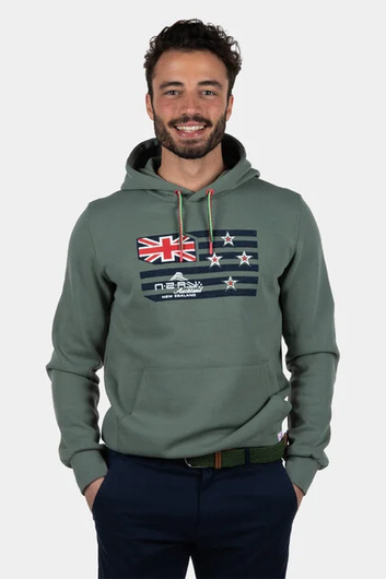 New Zealand hoodie Roberts olijfgroen