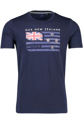 New Zealand Donkerblauw t-shirt NZA Hoffmans
