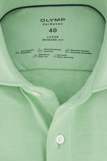 Modern Fit Olymp overhemd groen