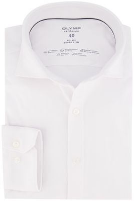 Olymp Overhemd mouwlengte 7 Olymp Super Slim wit