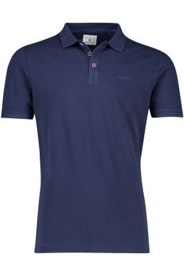 State of Art polo State of Art  donkerblauw effen katoen normale fit
